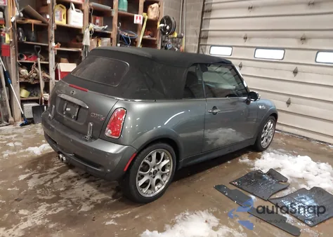 2008 Mini Cooper S z USA, uszkodzony, nr VIN WMWRH33548TU80916